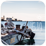 Trieste weather widget/clock