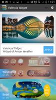 Valencia weather widget/clock capture d'écran 2