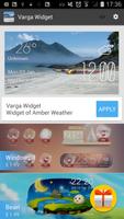 Varga weather widget/clock syot layar 2