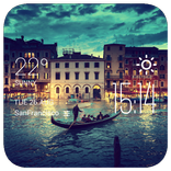 Venice weather widget/clock