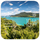 Villach weather widget/clock 아이콘