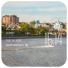 Voronezh weather widget/clock simgesi