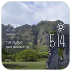 Wabowden weather widget/clock أيقونة