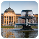 Wiesbaden weather widget/clock