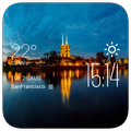 Wroclaw weather widget/clock