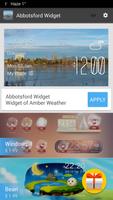 Abbotsford weather widget screenshot 2