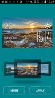 Alta weather widget/clock 截图 1