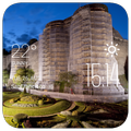 Angers weather widget/clock