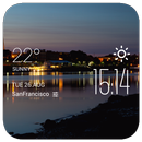 Bangor weather widget/clock APK