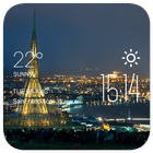 Belfast weather widget/clock ไอคอน