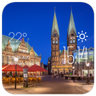 Bremen weather widget/clock icon