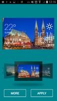 Bremen weather widget/clock capture d'écran 1