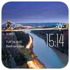 Bristol weather widget/clock icône