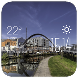 Coventry weather widget/clock icône