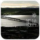 ikon Dundee weather widget/clock