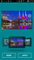 Hannover weather widget/clock स्क्रीनशॉट 1