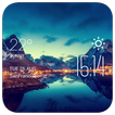 Le Havre weather widget/clock