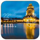 Leipzig weather widget/clock biểu tượng