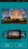 Lille weather widget/clock imagem de tela 1