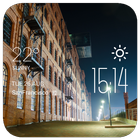 Lodz weather widget/clock आइकन