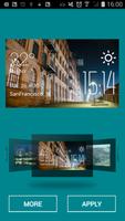 Lodz weather widget/clock syot layar 1