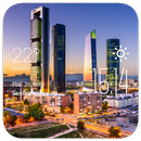 Madrid weather widget/clock APK
