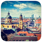 ikon Munich weather widget/clock