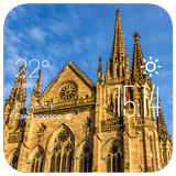 Mulhouse weather widget/clock icône