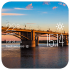 Omsk weather widget/clock icône