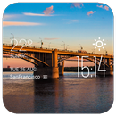 Omsk weather widget/clock APK