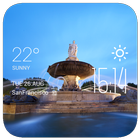 Aix-en-provence weather widget-icoon