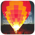 Air Balloon weather widget आइकन