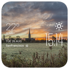 Salisburg weather widget/clock icône