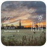 Salisburg weather widget/clock ikona