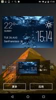 water weather widget/clock screenshot 1