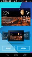 Mars1 weather widget/clock screenshot 1