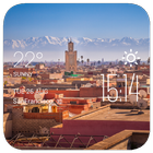 Morocco Weather Widget/Clock-icoon