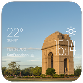 New Delhi Weather Widget icono