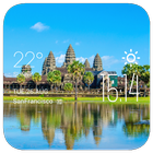 Cambodia Weather Widget/Clock ikon