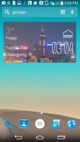 Hong Kong Weather Widget captura de pantalla 1