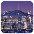 Seoul Weather Widget/Clock icône