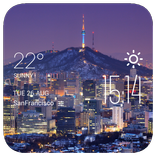 Seoul Weather Widget/Clock