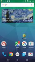 Starry Night Weather Widget ポスター