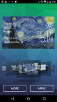 Starry Night Weather Widget スクリーンショット 1