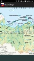 Russia Map Cities,Roads,Rivers syot layar 3