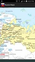 Russia Map Cities,Roads,Rivers syot layar 2