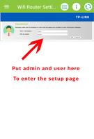 Wifi Router Settings - Admin Password capture d'écran 1
