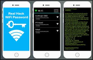 Real Hack Password WiFi Prank Plakat