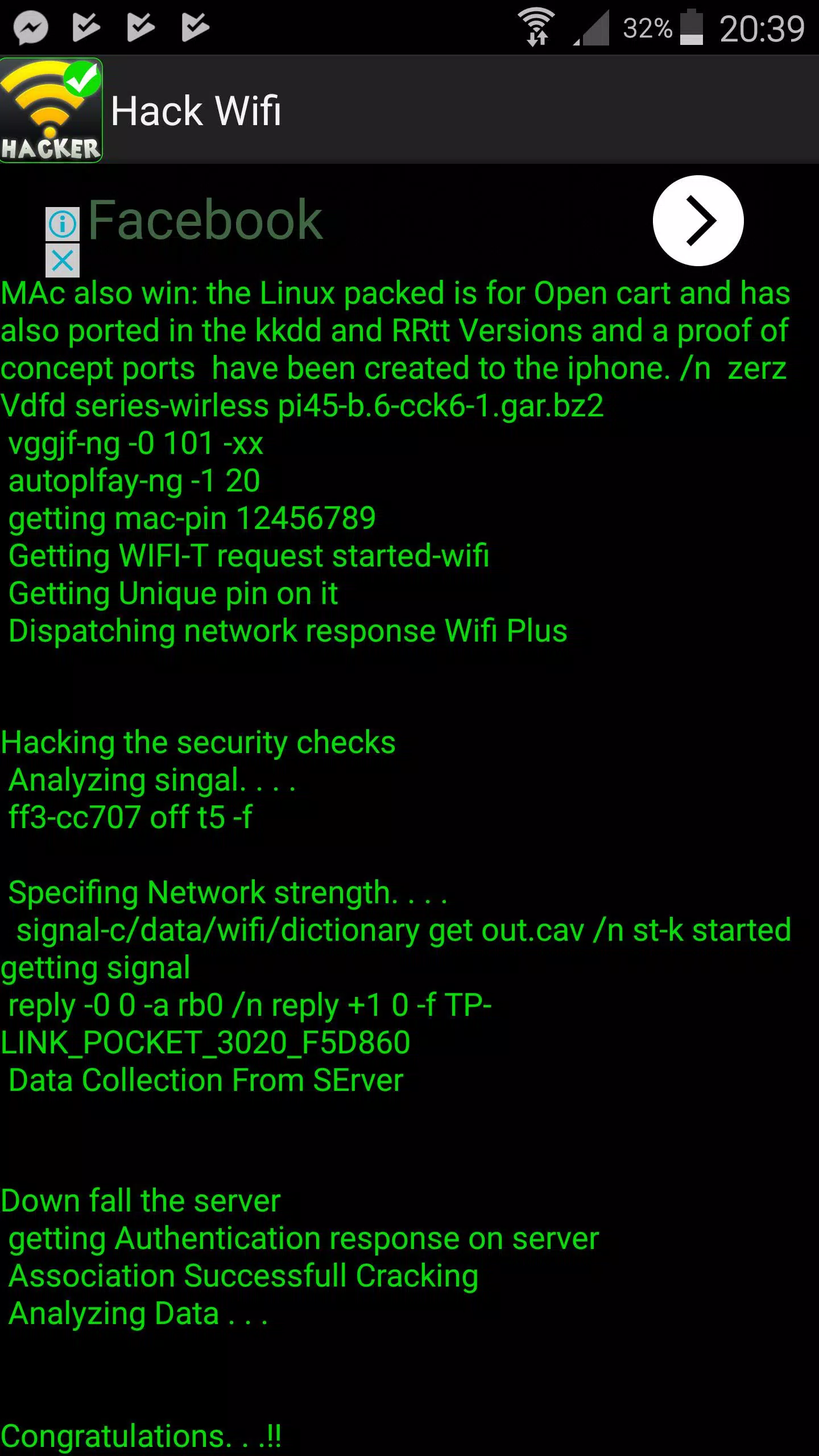 Скачать Hack Wifi Password Simulator APK Для Android