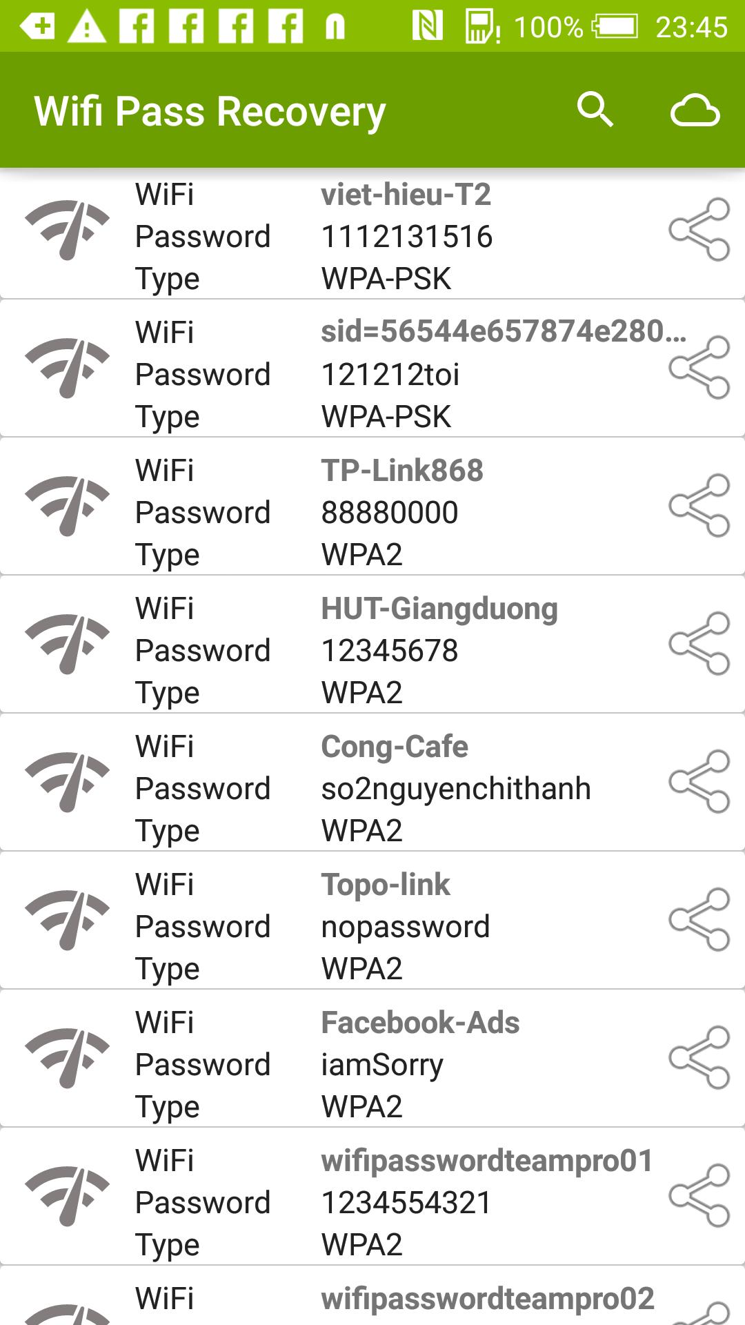 Wifi senha apk